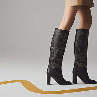 『24』HERMES90cm x 90cm Leaping 90 boot | Hermès USA